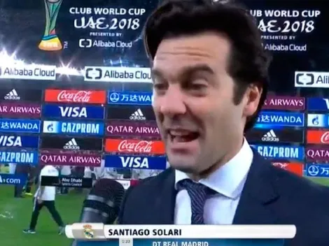 Solari salió campeón del mundo y se acordó de Zidane en plena entrevista