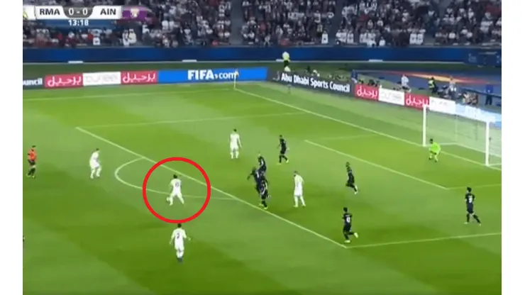Por eso es el Balón de Oro: Modric controló y clavó un golazo para el 1-0