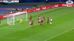 Foto captura del gol de Zuculini.