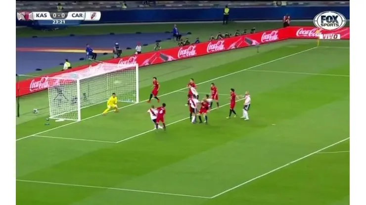 Foto captura del gol de Zuculini.