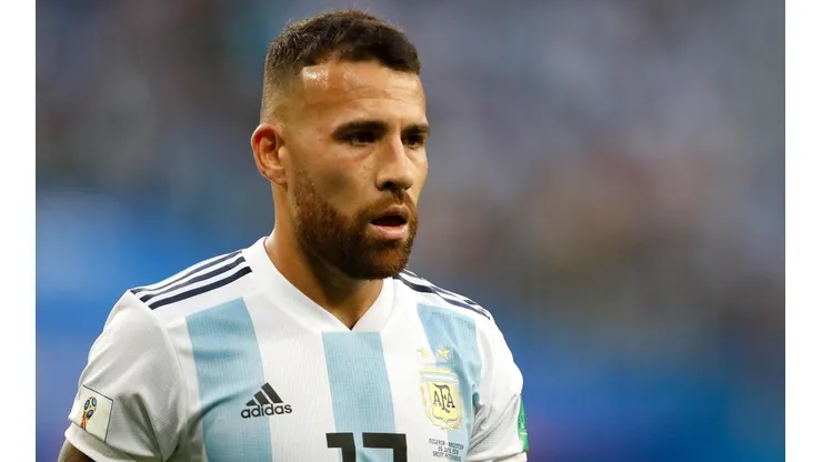 Nicolás Otamendi en la Selección Argentina.