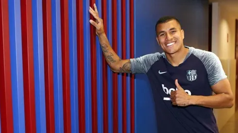 Jeison Murillo en Barcelona.