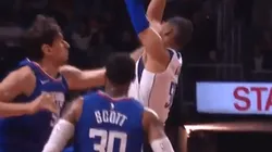 Boban Marjanovic le da una bofetada a Salah Mejri por error