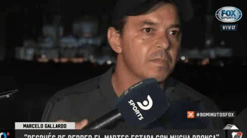 Foto de Marcelo Gallardo, entrenador de River.