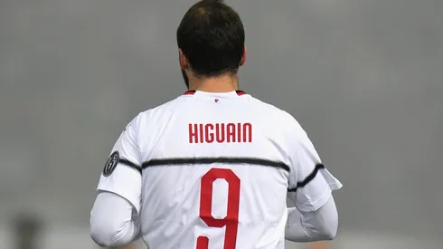 Foto de Gonzalo Higuaín, delantero de Milan.