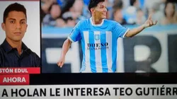 Insólito: Teo interesa en Avellaneda.