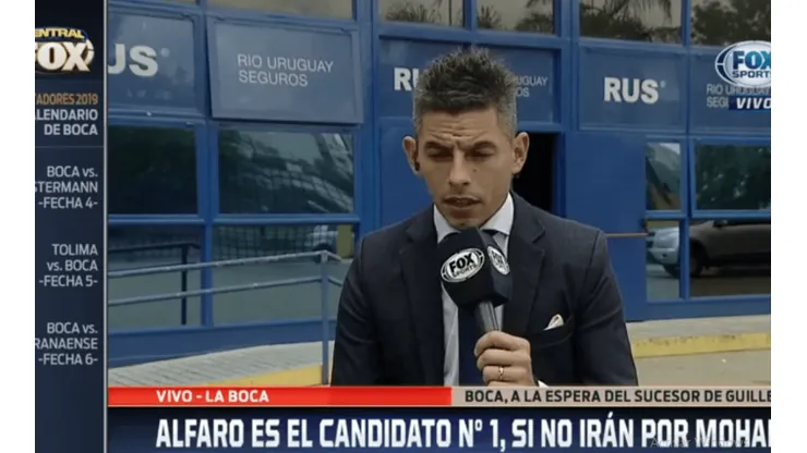 Foto de Juan Fernandez, periodista de Fox Sports.