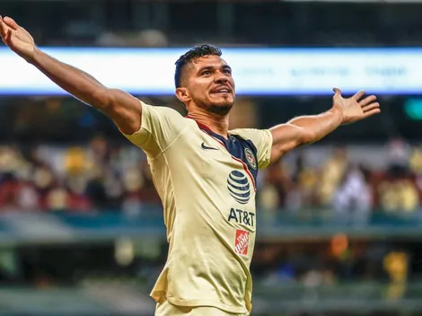 Entre las redes del techo del arco y con cara de alegría total, Henry Martin subió la mejor foto del campeón