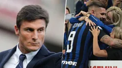La pelea menos pensada: Zanetti salió a pegarle a Wanda Nara