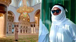 Sergio Ramos se vistió de jeque en Abu Dabi y explotaron las redes