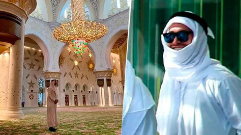 Sergio Ramos se vistió de jeque en Abu Dabi y explotaron las redes