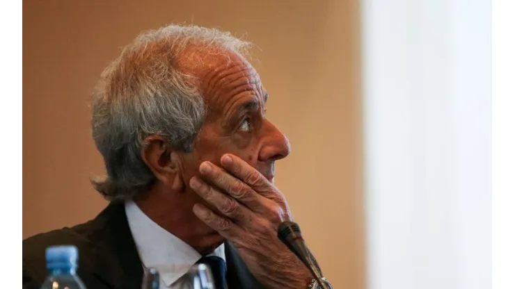 NO ESTÁ TRISTE. Rodolfo D'Onofrio tomó de una manera muy particular la derrota (Foto: Getty).