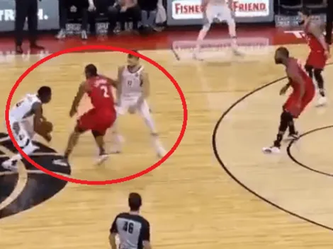 Kawhi Leonard roba a Victor Oladipo y se escapa para clavarla