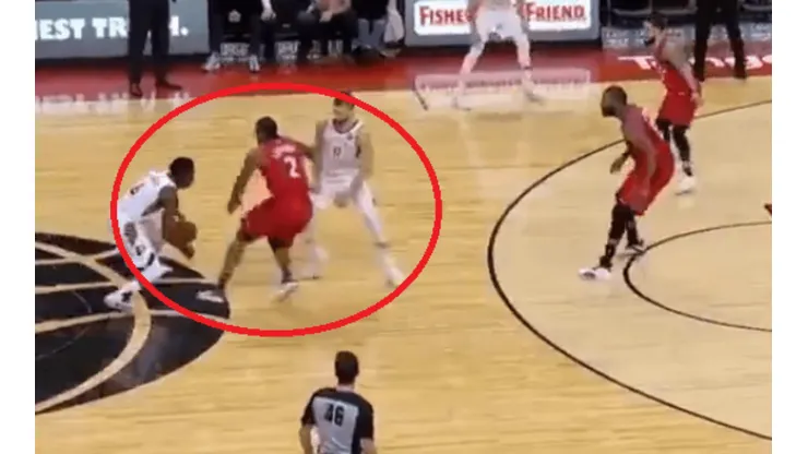 Kawhi Leonard roba a Victor Oladipo y se escapa para clavarla