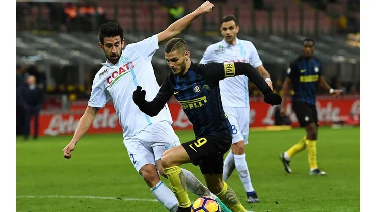 Chievo Verona vs Inter por la Serie A.