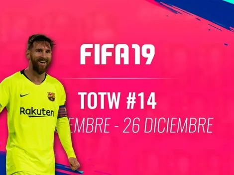 Messi es la gran figura del equipo de la semana del FIFA19