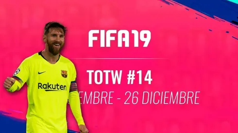 Messi es la gran figura del equipo de la semana del FIFA19