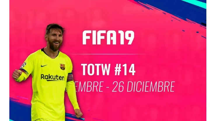 Messi es la gran figura del equipo de la semana del FIFA19