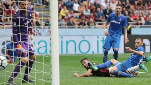 Milan vs Fiorentina por la Serie A.