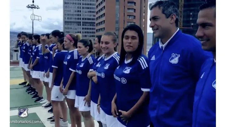Millonarios presentó su equipo femenino