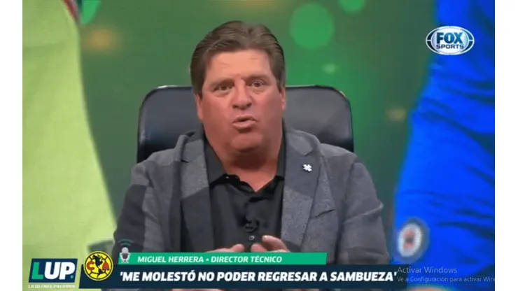Foto de Miguel Herrera, entrenador de América.