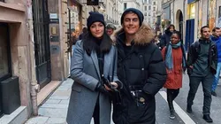 Foto de Oriana Sabatini con Paulo Dybala.