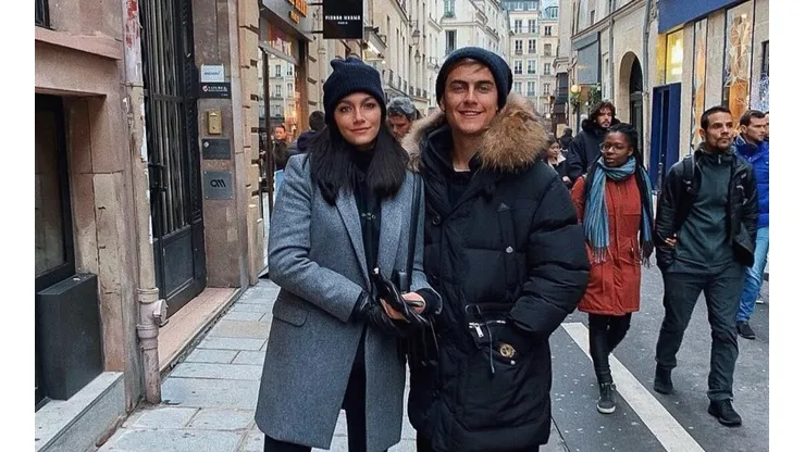Foto de Oriana Sabatini con Paulo Dybala.
