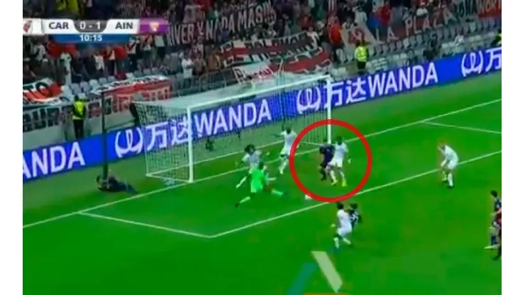 Foto del Gol de Borré ante Al Ain.