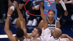 Taj Gibson bloquea un tiro... ¡Con su zapato en la mano!