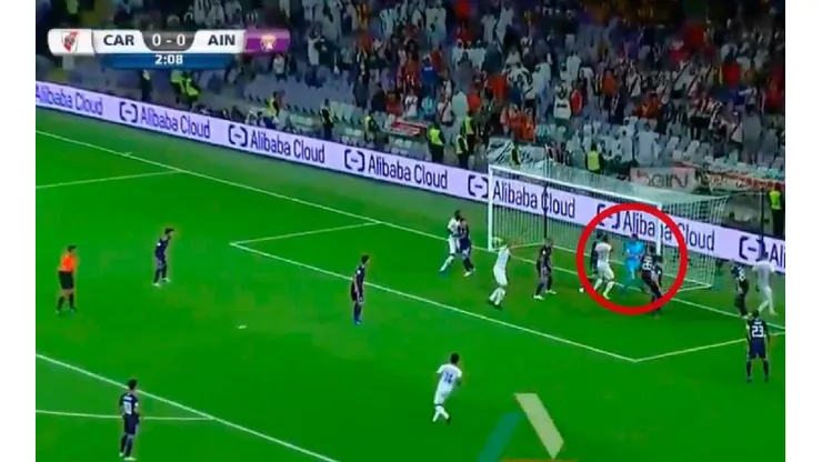 Foto del gol del Al Ain.