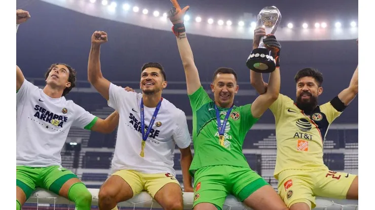 América celebra su título.