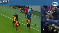 Foto del penal del equipo ante Chivas.