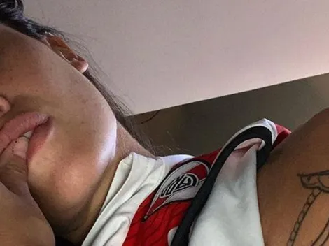 Ivana Nadal ya se puso la nueva camiseta de River para alentar en el Mundial de Clubes