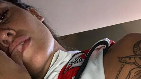 Ivana Nadal ya se puso la nueva camiseta de River para alentar en el Mundial de Clubes