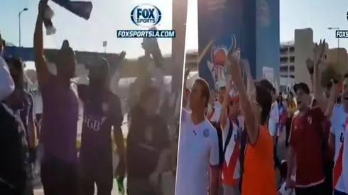Hinchas del Al Ain cantaban una canción y aparecieron los de River para taparlos