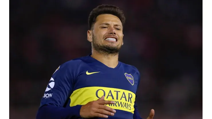 Foto de Mauro Zárate, delantero de Boca.