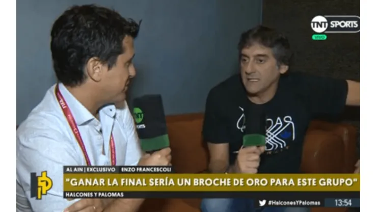 Enzo Francescoli no dudó.