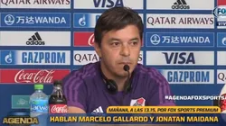 Gallardo contó cual es la diferencia del River que jugó en Japón en 2015 y el de ahora