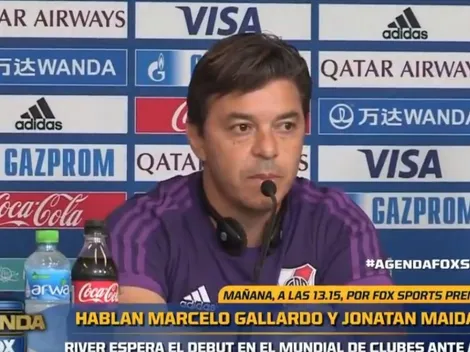 Gallardo contó cual es la diferencia del River que jugó en Japón en 2015 y el de ahora