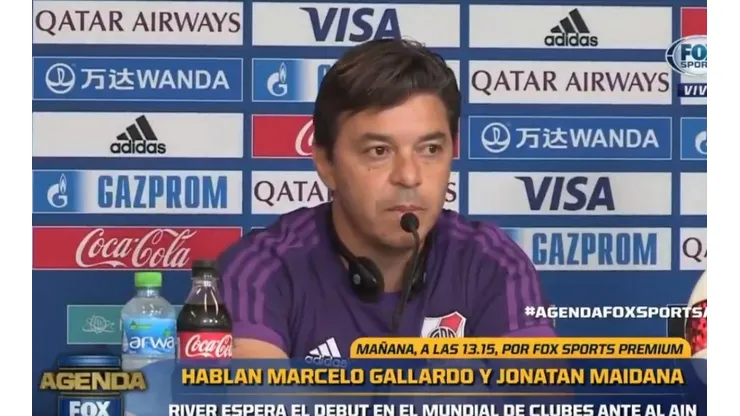 Gallardo contó cual es la diferencia del River que jugó en Japón en 2015 y el de ahora