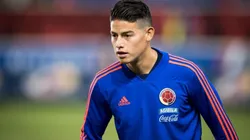 James Rodríguez vistiendo los colores de la Selección Colombia.