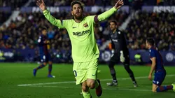 Messi estuvo imparable ante el Levante