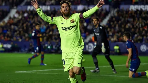Messi estuvo imparable ante el Levante
