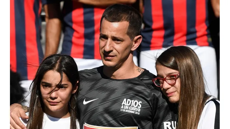 Leandro Romagnoli en su despedida.