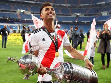 "La que faltaba", el mensaje del Pity Martínez en una foto junto a Enzo Pérez que enloquece a los hinchas