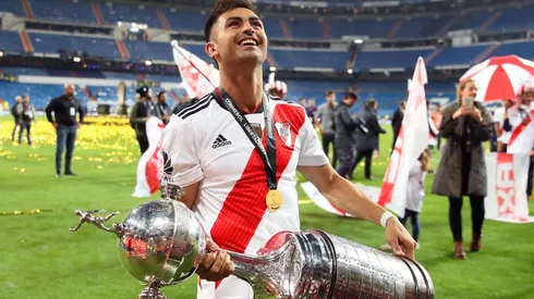 El Pity Martínez con su amada Libertadores