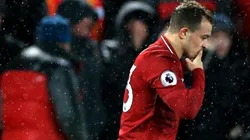 Shaqiri entró derecho, liquidó al United y condujo al Liverpool a la cima