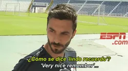 El divertido momento de Scocco contestando en inglés