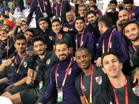 Cambiaron el chip: los jugadores de River fueron a ver a su futuro rival