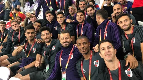 Cambiaron el chip: los jugadores de River fueron a ver a su futuro rival